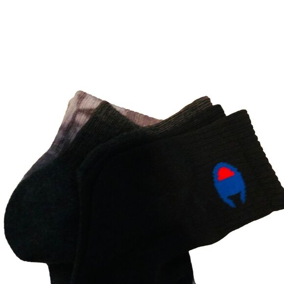 Champion Socks 3 Pairs Double Dry Grey Black NWT - Picture 5 of 5